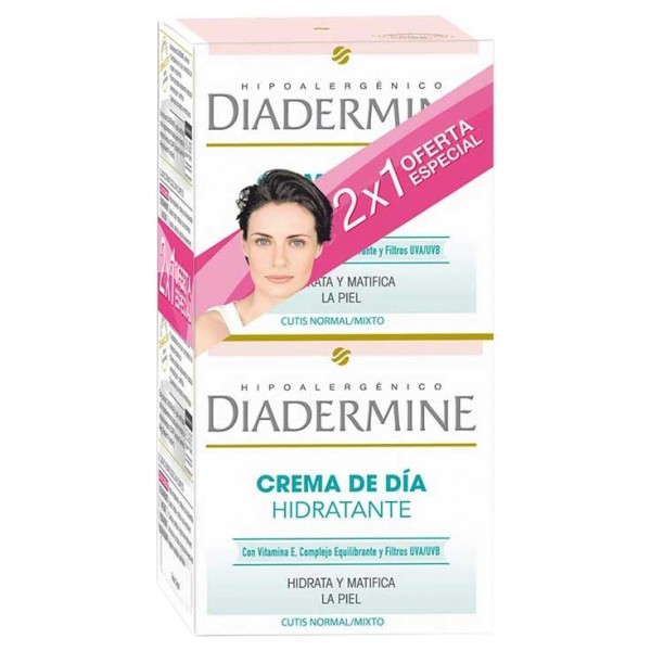 Diadermine crema de dia hidratante matificante 2x50ml