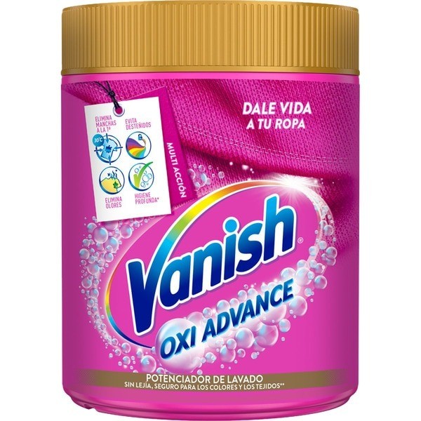 Vanish Oxi Advance quitamanchas en polvo 400gr + 400gr GRATIS
